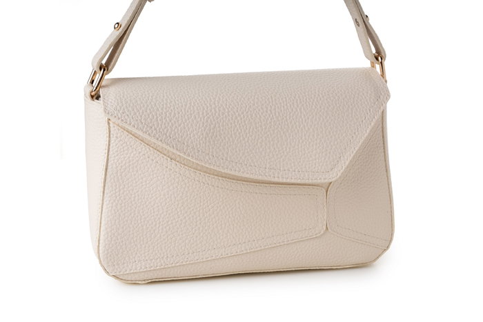 Lucky Bees Bolso de Hombro Crema